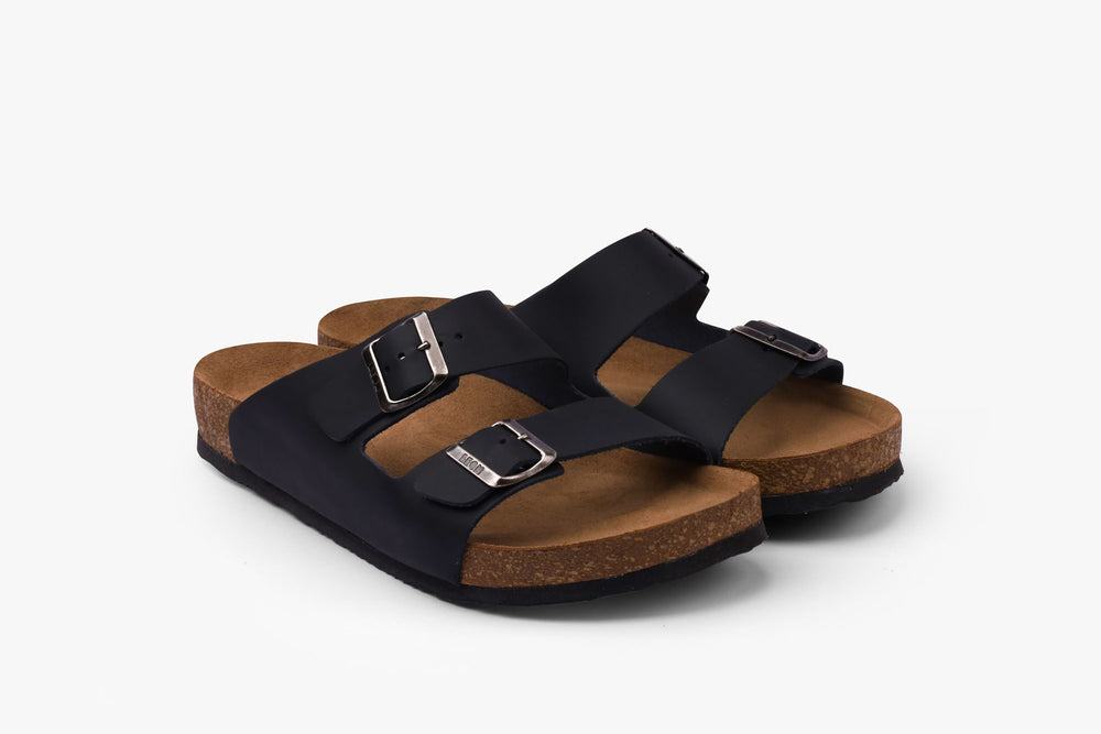 Kratos by LEON- Men’s Comfort Sandal- Double Adjustable Buckle Straps - LEON Footwear USA