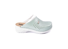 Pandora III by LEON- Women’s Leather Clogs- Gel Insole & Perforated Leather for Breathability - Leon Footwear