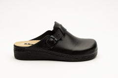 Nora I by LEON – Women’s Leather Clog- Removable Gel Insole & Adjustable Buckle - Leon Footwear