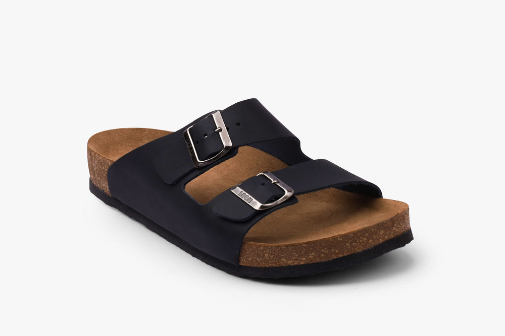 Kratos by LEON- Men’s Comfort Sandal- Double Adjustable Buckle Straps - LEON Footwear USA