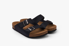 Kratos by LEON- Men’s Comfort Sandal- Double Adjustable Buckle Straps - LEON Footwear USA