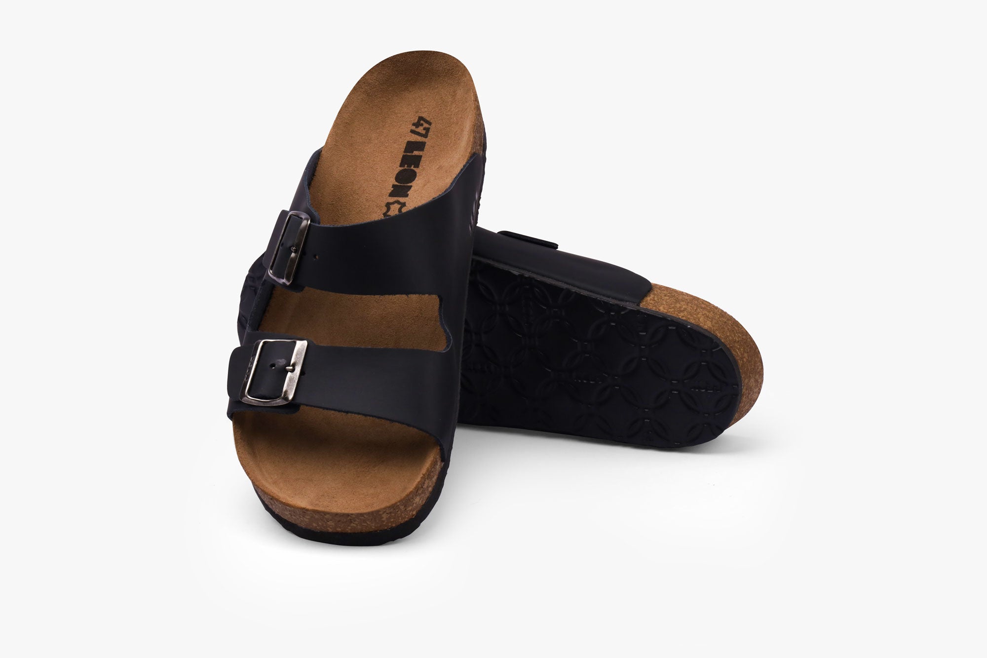 Kratos by LEON- Men’s Comfort Sandal- Double Adjustable Buckle Straps - LEON Footwear USA