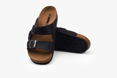 Kratos by LEON- Men’s Comfort Sandal- Double Adjustable Buckle Straps - LEON Footwear USA