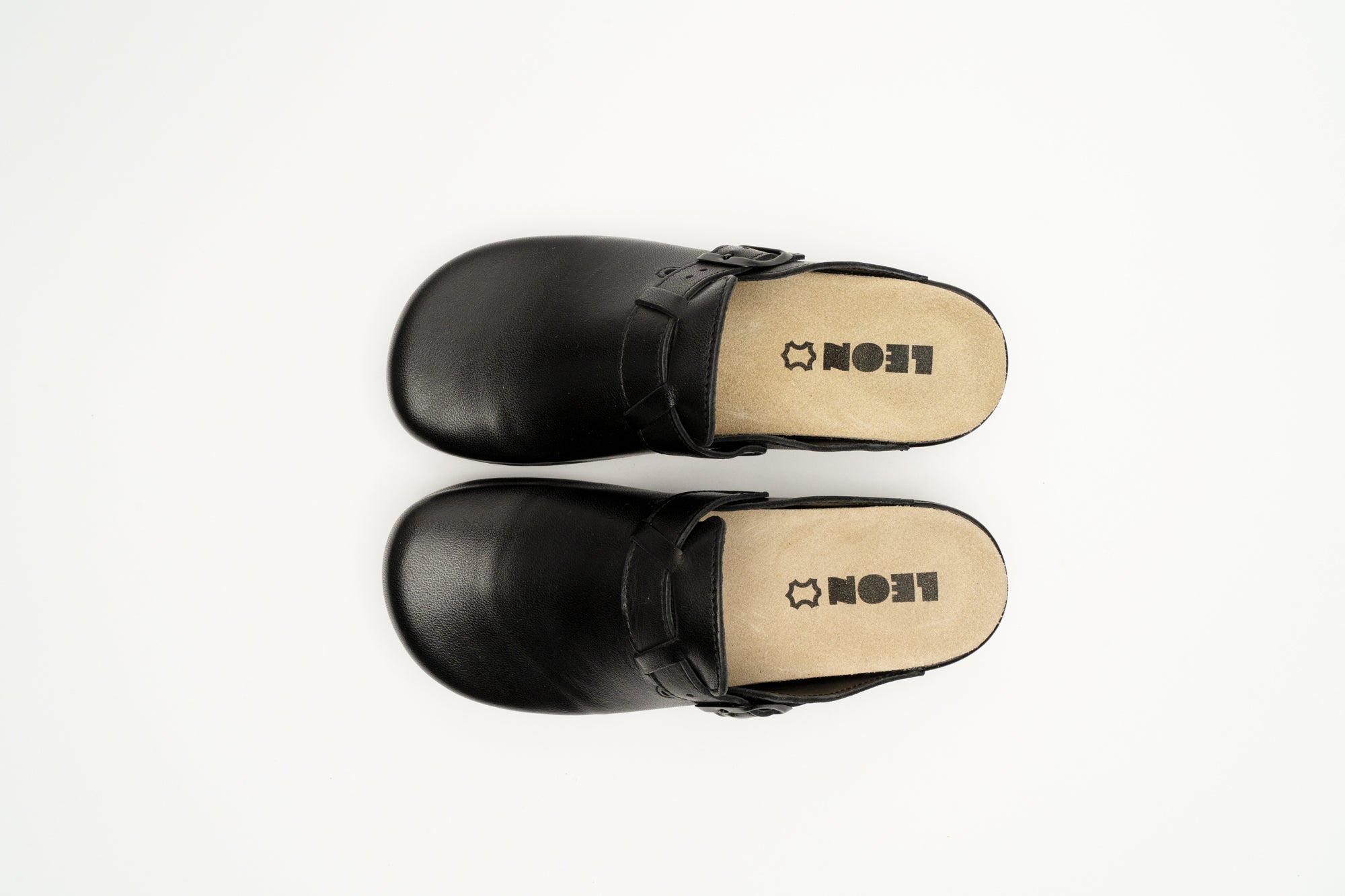 Nora I by LEON – Women’s Leather Clog- Removable Gel Insole & Adjustable Buckle - Leon Footwear 